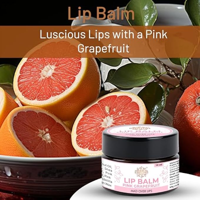 PRATHA LIP BALM NATURAL PINK GRAPEFRUIT LIP BALM LIP CARE BUTTER - Image 4